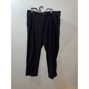 32 DEGREES PERFORMANCE Mens Black Flat Front Straight Leg Pants Dress W38 L30